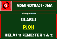 Silabus PJOK Kelas 11 K13 SMA