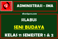 Silabus Seni Budaya Kelas 11 K13 SMA