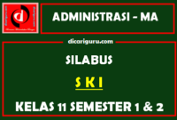 Silabus SKI Kelas 11 K13 MA