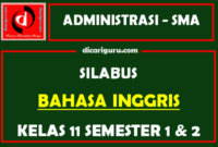 Silabus Bahasa Inggris Kelas 11 K13 SMA