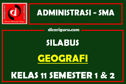 Silabus Geografi Kelas 11 K13 SMA