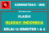 Silabus Sejarah Indonesia Kelas 12 K13 SMA