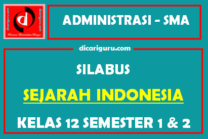 Silabus Sejarah Indonesia Kelas 12 K13 SMA