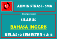 Silabus Bahasa Inggris Kelas 12 K13 SMA