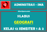 Silabus Geografi Kelas 12 K13 SMA