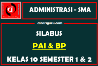 Silabus PAI Kelas 10 K13 SMA