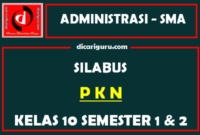 Silabus PKN Kelas 10 K13 SMA