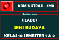 Silabus Seni Budaya Kelas 10 K13 SMA