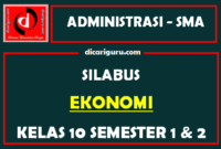 Silabus Ekonomi Kelas 10 K13 SMA