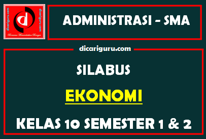 Silabus Ekonomi Kelas 10 K13 SMA 