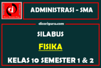 Silabus Fisika Kelas 10 K13 SMA