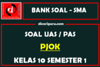 Download Soal UAS PJOK Kelas 10 Semester 1