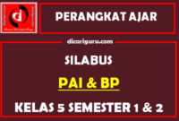 Silabus PAI dan BP Kelas 5