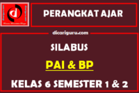 Silabus PAI dan BP Kelas 6