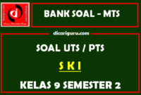 Soal PTS SKI Kelas 9 Semester 2