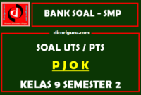 Soal PTS PJOK Kelas 9 Semester 2