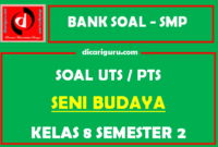 Soal PTS Seni Budaya Kelas 8 Semester 2