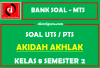 Soal PTS Akidah Akhlak Kelas 8 Semester 2