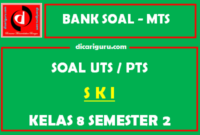 Soal PTS SKI Kelas 8 Semester 2