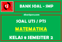 Soal PTS MTK Kelas 8 Semester 2