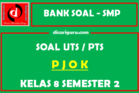 Soal PTS PJOK Kelas 8 Semester 2