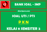 Soal PTS PKN Kelas 8 Semester 2