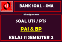 Soal PTS PAI Kelas 11 Semester 2 dan Kunci Jawaban