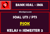 Soal PTS PJOK Kelas 11 Semester 2 dan Kunci Jawaban