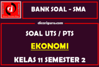 Soal PTS Ekonomi Kelas 11 Semester 2 dan Kunci Jawaban