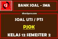 Soal PTS PJOK Kelas 12 Semester 2 dan Kunci Jawaban