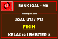 Soal PTS Fikih Kelas 12 Semester 2 dan Kunci Jawaban