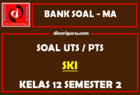 Soal PTS SKI Kelas 12 Semester 2 dan Kunci Jawaban