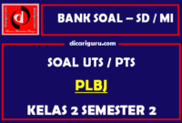 Soal UTS PLBJ Kelas 2 Semester 2 dan Kunci Jawaban