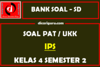 Soal UKK / PAT IPS Kelas 4 SD Semester 2