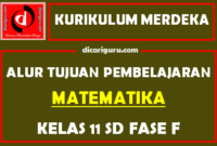 Alur Tujuan Pembelajaran / ATP MTK Kelas 11