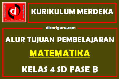 Alur Tujuan Pembelajaran / ATP MTK Kelas 4