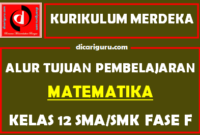 Alur Tujuan Pembelajaran / ATP MTK Kelas 12