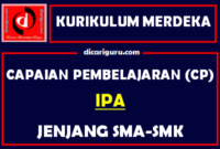 Capaian Pembelajaran / CP IPA SMA Kurikulum Merdeka