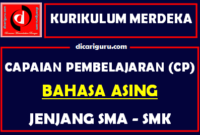 Capaian Pembelajaran / CP Bahasa Asing Kurikulum Merdeka