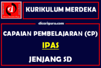 Capaian Pembelajaran / CP IPAS Kurikulum Merdeka