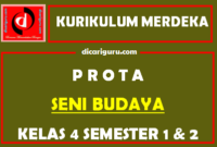 Prota Kurikulum Merdeka Seni Budaya Kelas 4