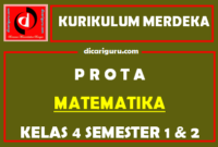 Prota Kurikulum Merdeka MTK Kelas 4