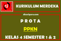 Prota Kurikulum Merdeka PPKN Kelas 4