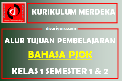 Alur Tujuan Pembelajaran / ATP PJOK Kelas 1 Fase A