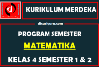 Prosem MTK Kelas 4 SD Kurikulum Merdeka