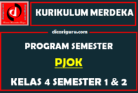 Prosem PJOK Kelas 4 SD Kurikulum Merdeka