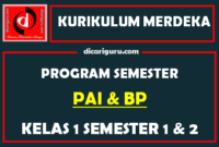 Prosem PAI Kelas 1 SD Kurikulum Merdeka