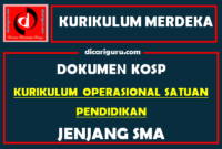 Dokumen KOSP Kurikulum Operasional Satuan Pendidikan SMA