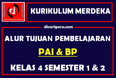 Alur Tujuan Pembelajaran / ATP PAI Kelas 4 Fase B