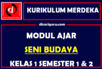 Modul Ajar Seni Budaya SD Kelas 1 KURIKULUM MERDEKA